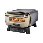 Ninja™ Artisan Electric Outdoor Pizza Oven & Air Fryer with Cover - Blue & Gold