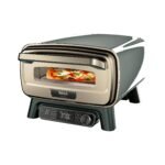 Ninja™ Artisan Electric Outdoor Pizza Oven & Air Fryer with Cover - Green & Gold