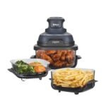 Ninja™ CRISPi 4-in-1 Portable Glass Air Fryer - Cyber Space - Family Set