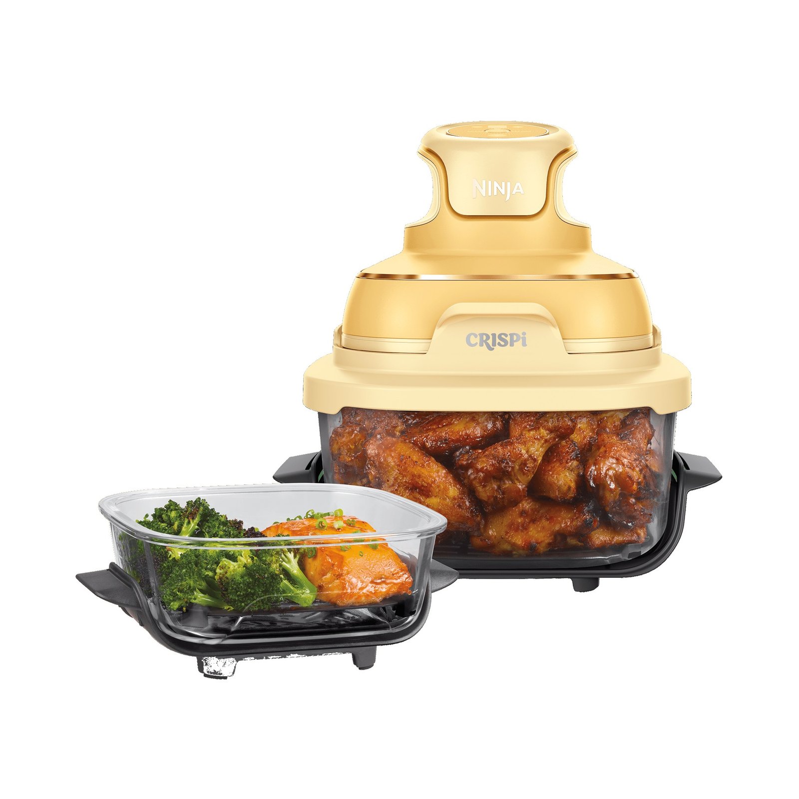 0-17.jpg Ninja™ CRISPi 4-in-1 Portable Glass Air Fryer - Ginger Snap FN101UKGD - Image 1