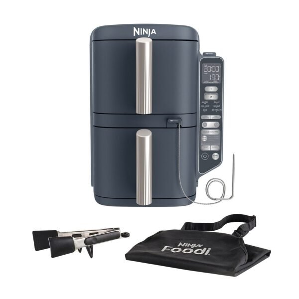 Ninja™ Double Stack XL 2-Level Air Fryer with Smart Cook System 9.5L Cyber Space SL451UKCYD