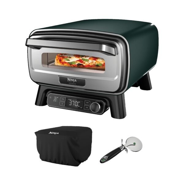 Ninja™ Artisan Electric Outdoor Pizza Oven & Air Fryer – British Racing Green MO201UKDB