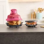 Ninja™ CRISPi 4-in-1 Portable Glass Air Fryer - White & Tote Bag FN102UK - Image 2